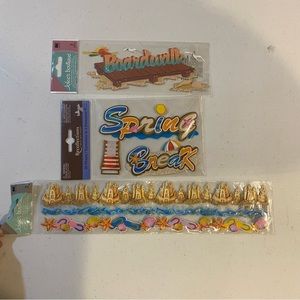 Scrapbooking Stickers -Beach